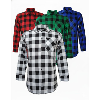 Zestaw 4 koszul flanelowych