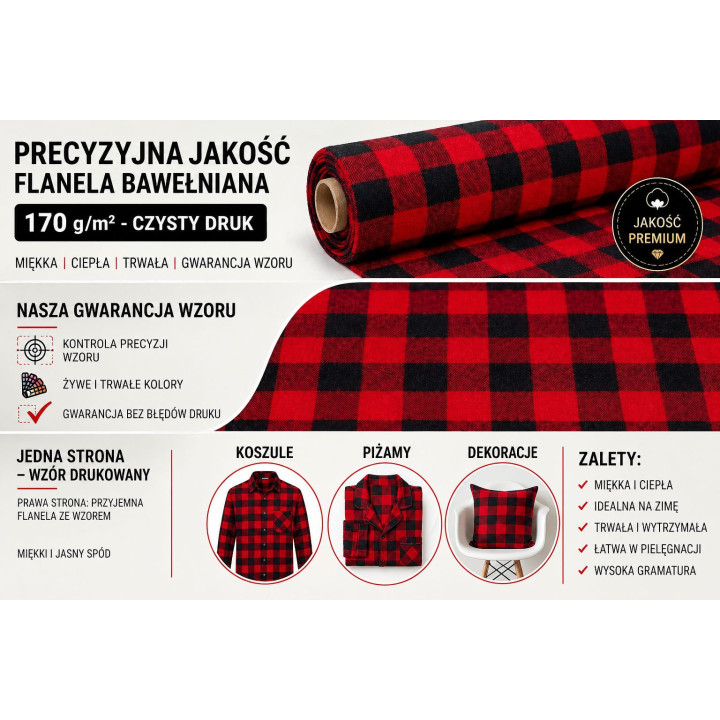 Flanela szkocka krata