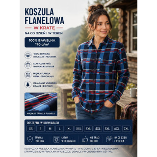 Koszula flanelowa 170 gr