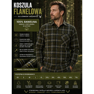 Koszula Las bawełniana