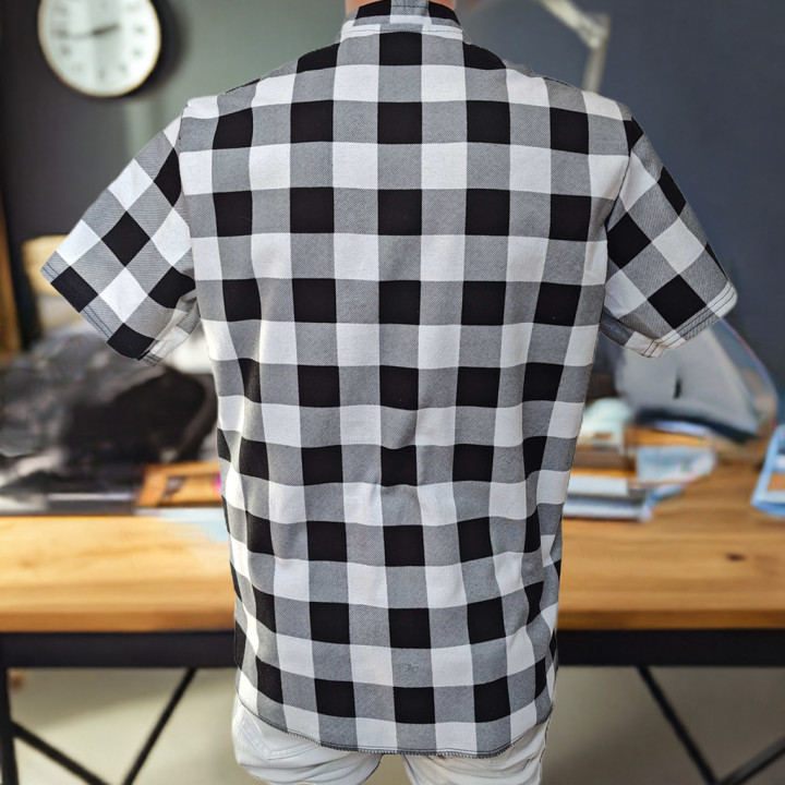 Koszula krótki rękaw bawełniana 7xl-xs duże rozmiary letnia idealna na gorące dni