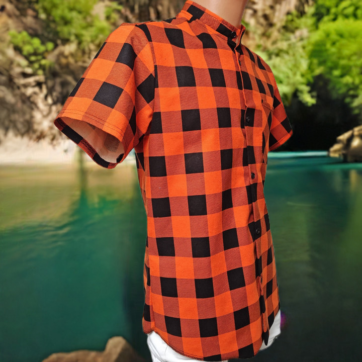 Koszula bawełniana letnia flanelowa krótki rękaw rozm 7xl-xs Producent