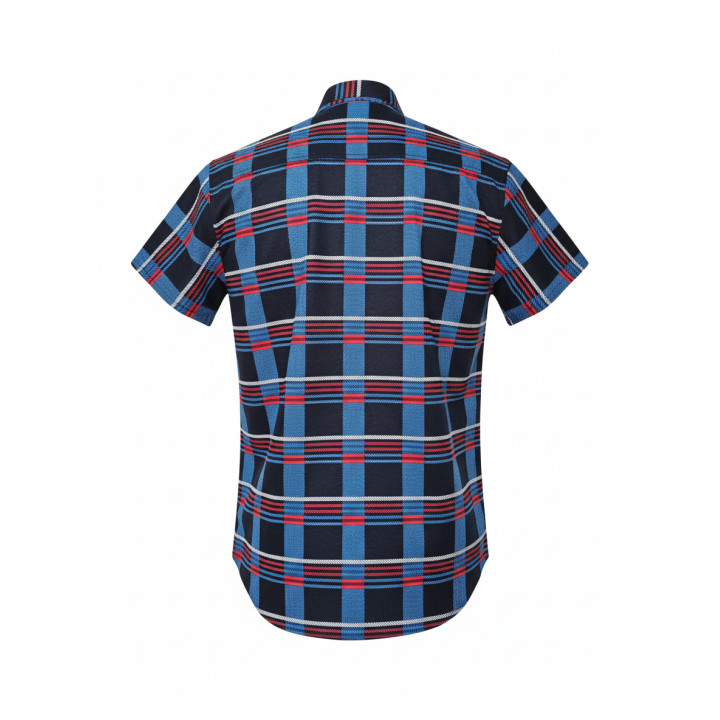 Koszula flanelowa, krótki rękaw, 100% bawełna Reko B-27 rozm 7xl-xs