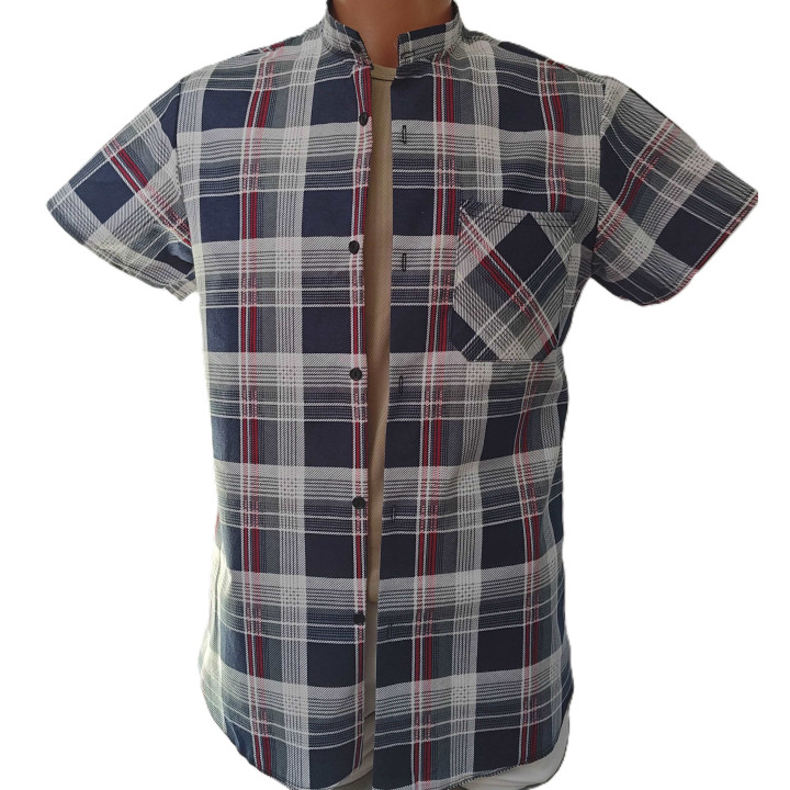 Koszula flanelowa Person B-27 – krótki rękaw, 100% bawełna