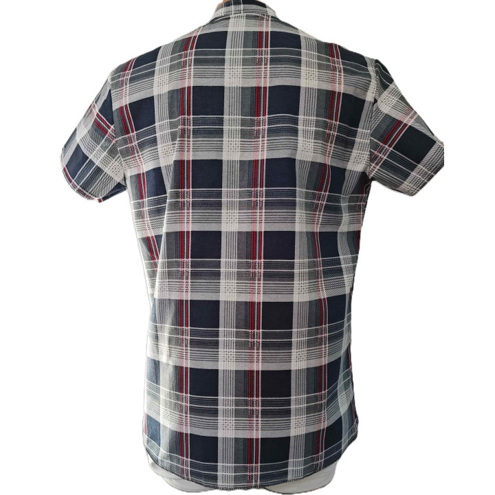 Koszula flanelowa Person B-27 – krótki rękaw, 100% bawełna