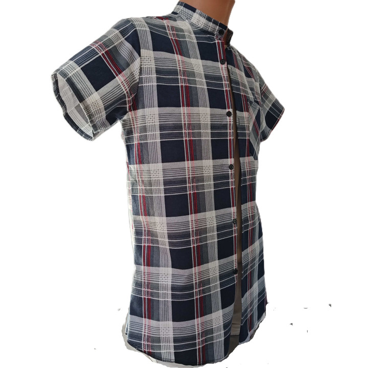 Koszula flanelowa Person B-27 – krótki rękaw, 100% bawełna