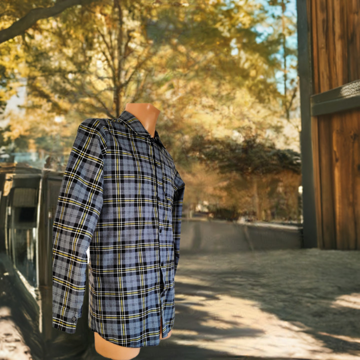 Koszula flanelowa szara Kamel 170 g/m² – 100% bawełna XS-7XL