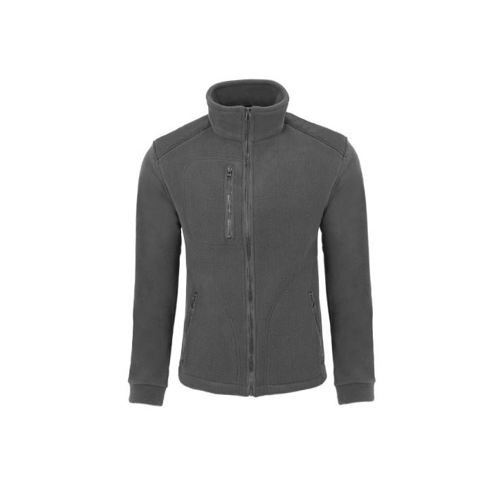 Bluza polarowa męska  ciepły polar 350–360 z kieszeniami i zamkiem