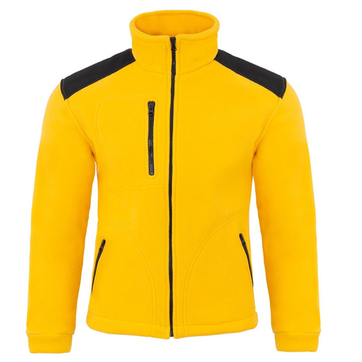 Bluza polarowa męska  ciepły polar 350–360 z kieszeniami i zamkiem