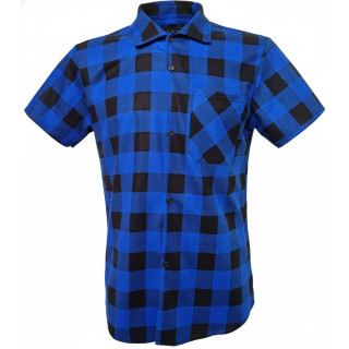 Koszula flanelowa producent bawełna 100% Krótki rękaw kolory 7xl- xs