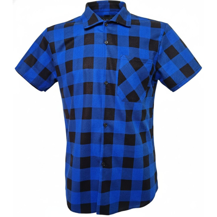 Koszula flanelowa producent bawełna 100% Krótki rękaw kolory 7xl- xs