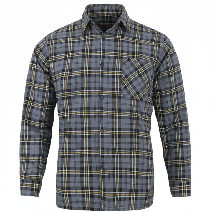 Koszula flanelowa szara Kamel 170 g/m² – 100% bawełna XS-7XL