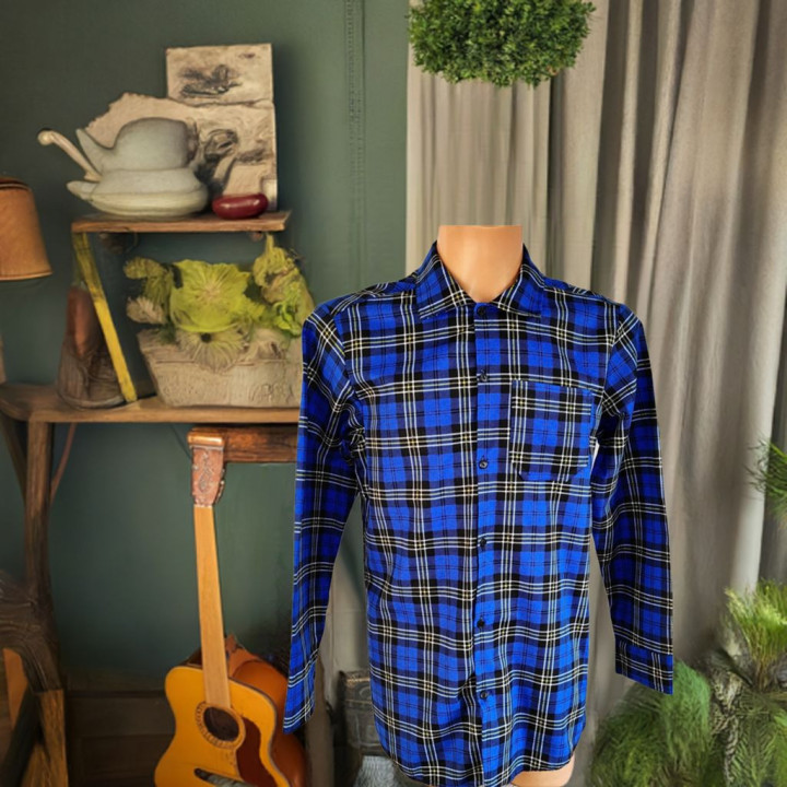 Koszula flanelowa w kratę  170 g/m² – 100% bawełna Afil