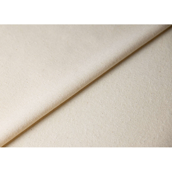 Flanela surowa 170 g/m² – naturalny materiał, podwójnie drapana