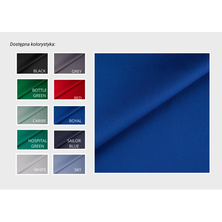 Medico – tkanina medyczna 65% poliester, twill 195 g/m²