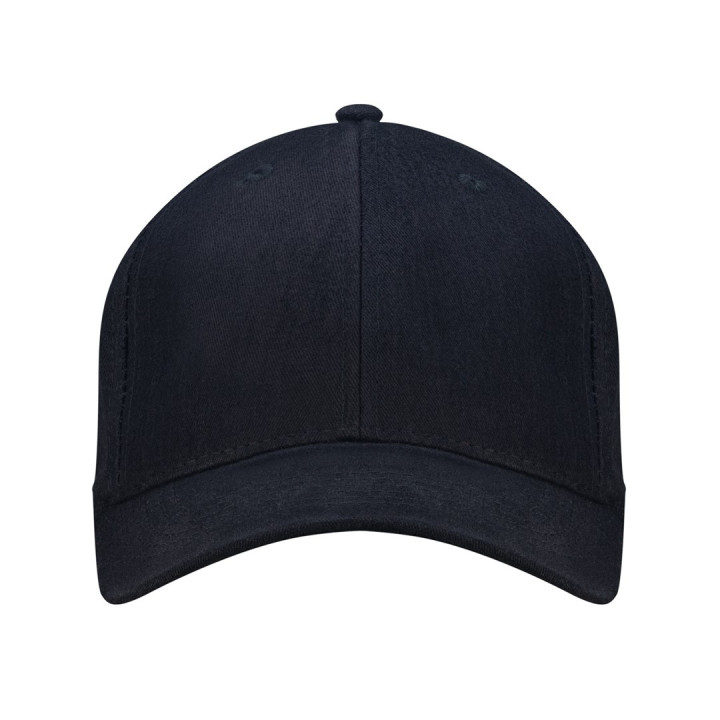 Czapka sportowa czarna 100% bawełna 290 g • Rozmiar 54–60