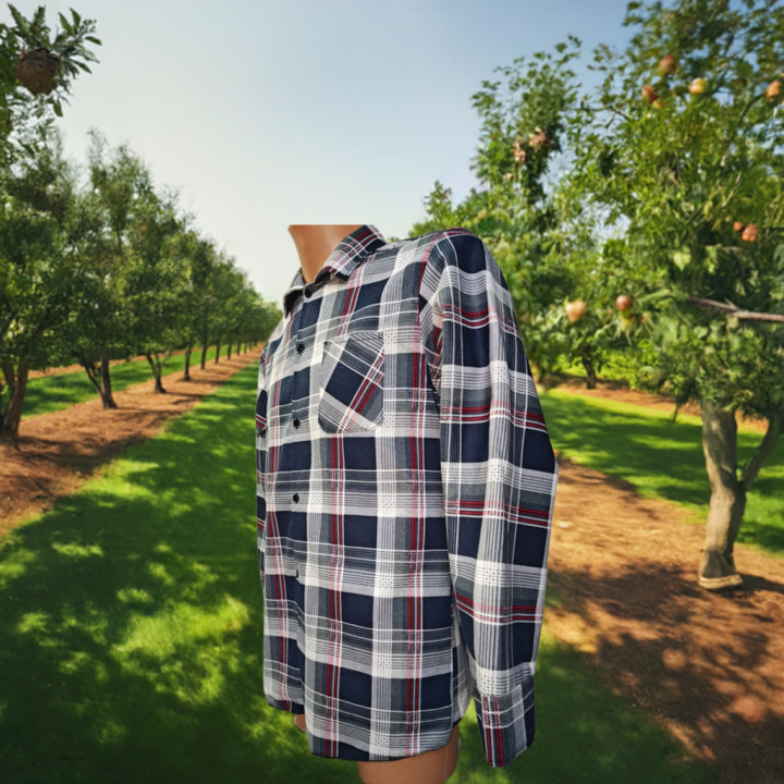 Koszula flanelowa Person – 170 g/m² – 100% bawełna 7x-xs