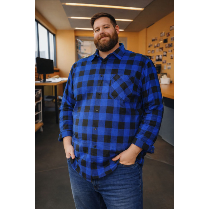 Duża koszula flanelowa do 7 xl