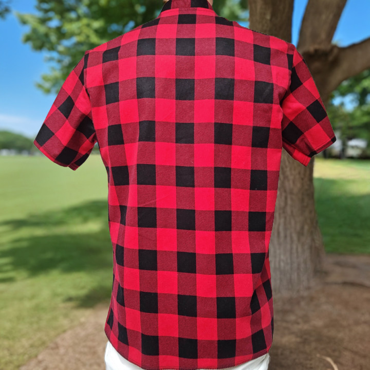 Koszula flanelowa  krótki rękaw bawełniana 7xl-xs Polska produkcja