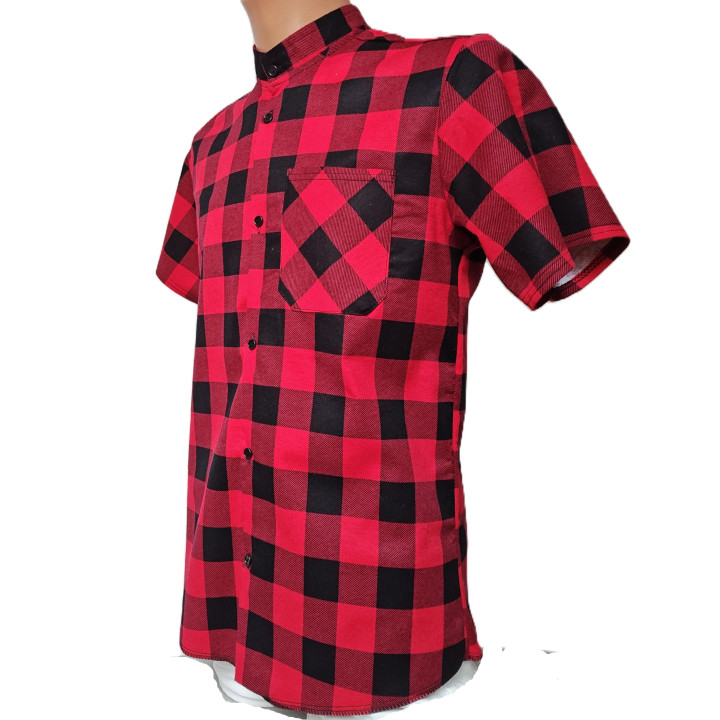 Koszula flanelowa  krótki rękaw bawełniana 7xl-xs Polska produkcja