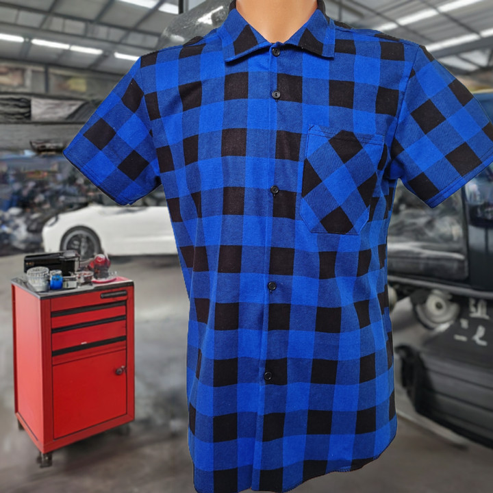 Koszula flanelowa producent bawełna 100% Krótki rękaw kolory 7xl- xs