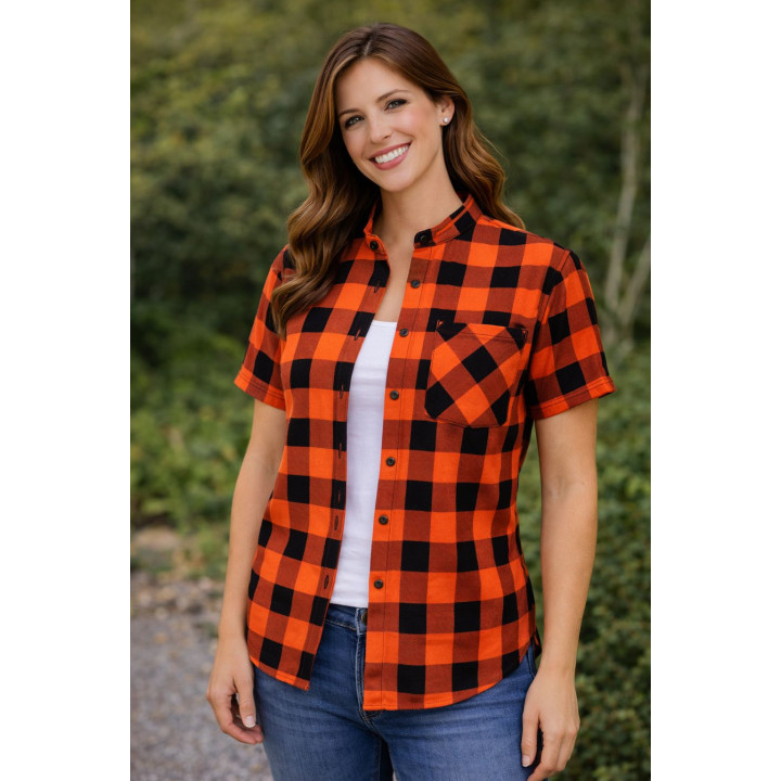 Koszula bawełniana letnia flanelowa krótki rękaw rozm 7xl-xs Producent