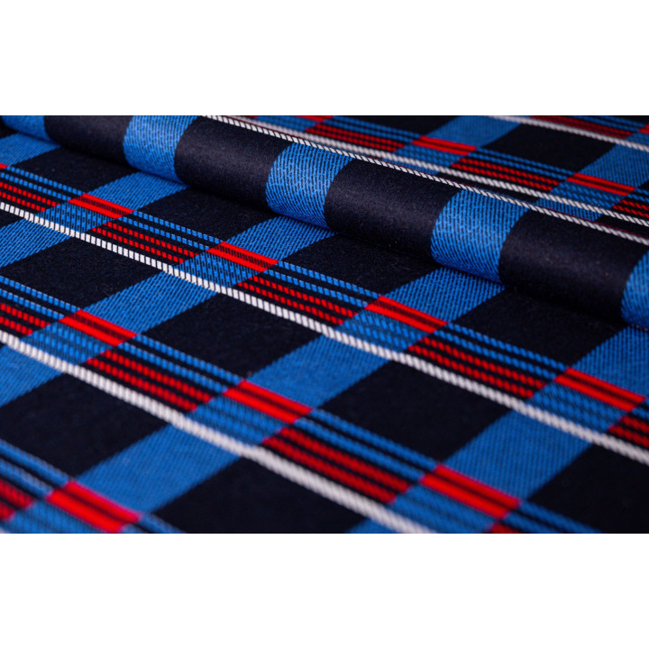 Flanela bawełniana niebieska