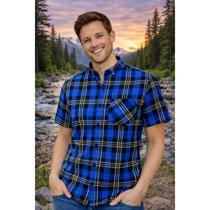 Koszula krótki rękaw bawełniana