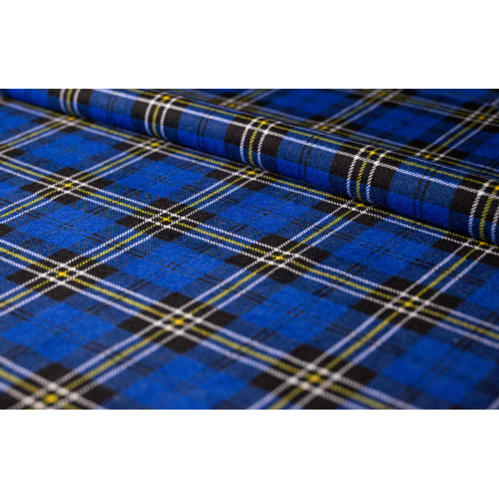 Koszula flanelowa B-27  krótki rękaw niebieska outdoor trekking biwak