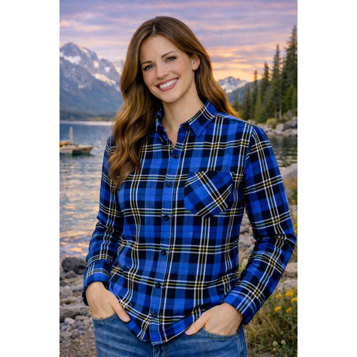 Koszula flanelowa dla kobiet i mężczyzn