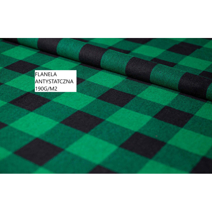 Flanela antystatyczna 99% bawełna – bezpieczna i trwała tkanina